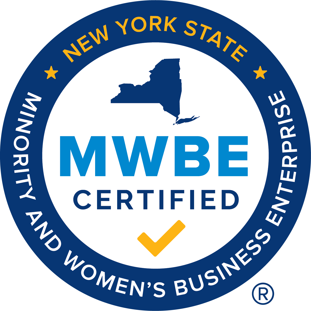 New York State MWBE Certified — Minority and Women's Business Enterprise